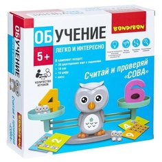 Обучающая игра "Считай и проверяй. Сова" Bondibon