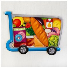 Лесная мастерская Головоломка "Продукты", размер 28*20 см, головоломка логическая
