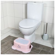 Tega Baby Подставка детская антискользящая «Кролики», цвет розовый