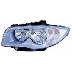 E87 фара ЛЕВ П/корректор (DEPO) 444-1140L-LD-EM