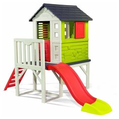 Игровой домик на сваях с горкой Smoby 810800