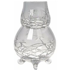 Подсвечник 17 см на 3-х ножкках / 104346 Crystal Bohemia