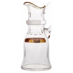 Кувшин для воды 1,5 л Crystalite Bohemia "Джесси /Матовое золото /43373" / 001195