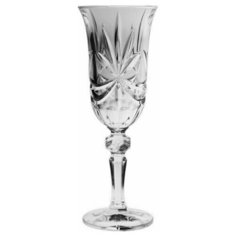 Бокалы для шампанского 150 мл 6 шт Crystal Bohemia "Ribbon" / 163567