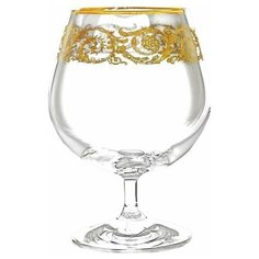 Бокалы для бренди 400 мл 6 шт Rona "Гала /Золотая коллекция, тонкое золото" / 018271