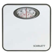 Напольные весы, механические, SCARLETT SC-210, весы домашние, весы для ванной, белый