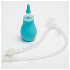 Крошка Я Детский назальный аспиратор с 2-мя сменными насадками, в контейнере, цвет голубой