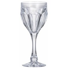 Бокалы для белого вина 190 мл 6 шт Crystalite Bohemia "Сафари /Без декора" / 003261