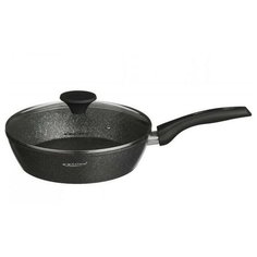 Сотейник Катунь Базальт КТ-АЛ03-СТК28, 28см с/кр а/пр глубокий 7,4см Katun