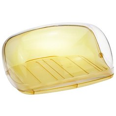 Хлебница кристалл малая, желтый прозрачный Idea (М Пластика)