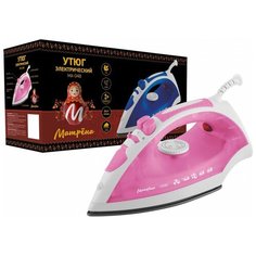 Утюг Матрена МА-048 розовый, 2,3кВт, подошва сталь, пар, спрей, пар.удар 7193 (арт. 757050) Матрёна