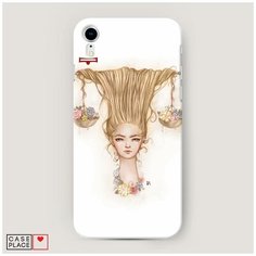 Чехол Пластиковый iPhone XR (10R) Весы прическа Case Place