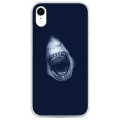 Силиконовый чехол "Пасть акулы" на Apple iPhone XR / Айфон XR Case Place