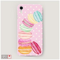 Чехол Пластиковый iPhone XR (10R) Пирамидка макарони Case Place