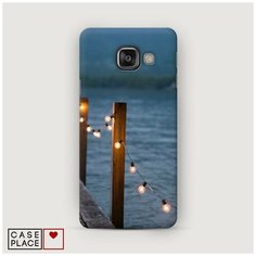 Чехол Пластиковый Samsung Galaxy A5 2016 Гирлянды на причале Case Place