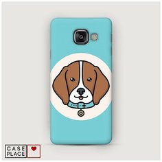 Чехол Пластиковый Samsung Galaxy A5 2016 Собака в ошейнике Case Place
