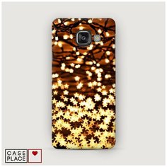 Чехол Пластиковый Samsung Galaxy A5 2016 Новогодняя гирлянда Case Place