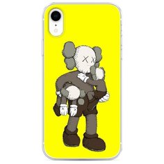 Силиконовый чехол "Кукла KAWS" на Apple iPhone XR / Айфон XR Case Place