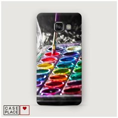 Чехол Пластиковый Samsung Galaxy A5 2016 Палитра красок Case Place