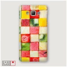 Чехол Пластиковый Samsung Galaxy A5 Фруктовые кубики Case Place