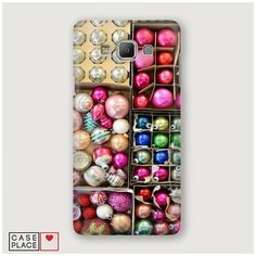 Чехол Пластиковый Samsung Galaxy A5 Елочные игрушки Case Place
