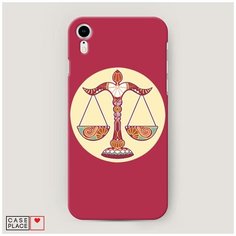 Чехол Пластиковый iPhone XR (10R) Весы Case Place