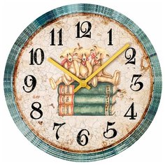 SvS Настенные часы SvS 3501084 Kids 3 мишки СВС