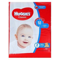 Huggies Подгузники Classic (4-9 кг), 78 шт