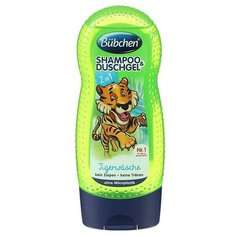 Bubchen Детский шампунь и гель для душа Bubchen «Тигр», 230 мл
