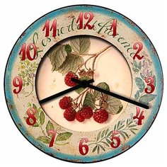 SvS Настенные часы SvS 4001102 Kitchen Малина СВС