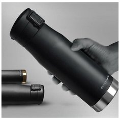 Термокружка Asobu Liberty canteen (0,5 литра), черная/стальная