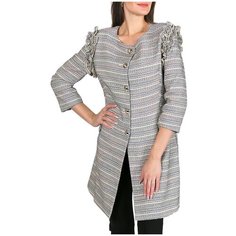 Кардиган,IMPERIAL,бежевый_синий,Арт.S999S0007D (S)