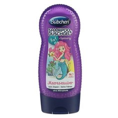 Bubchen Детский шампунь, ополаскиватель и гель для душа Bubchen «Русалочка», 230 мл