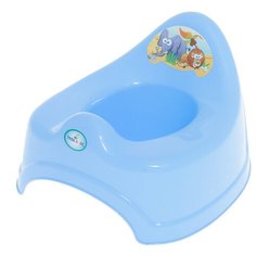 Горшок сафари музыкальный (синий) Tega Baby