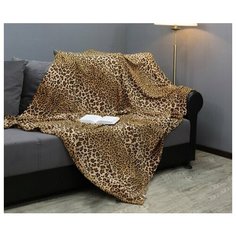 Плед Absolute Texrepublic TF МF F103 1822 Микрофибра. Шкура леопарда