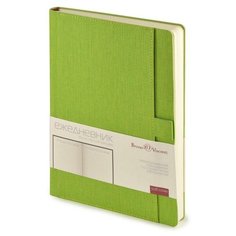 Ежедневник недатированный Bruno Visconti Marseille искусственная кожа А5 136 листов зеленый (147x212 мм) (артикул производителя 3-215/09) 1 шт.