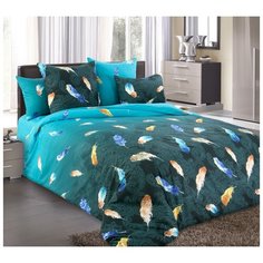 Постельное белье Зима-Лето «Дуновение 1», бязь (1,5 спальное) Текс Дизайн