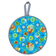 Nika Kids Ледянка мягкая «Пушистые звери», диаметр 45 см