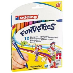 Фломастеры Edding 15 Funtastics 12 цветов 1 шт.
