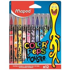 Фломастеры Maped ColorPeps Monster 12 цветов 2 шт.