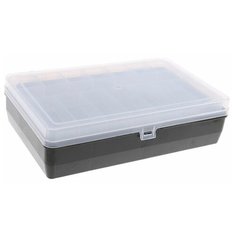 Коробка "Тривол" ТИП-2, двухъярусная, 235х150х65 мм, цвет тёмно-зеленый 1252457