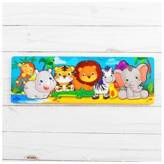 Головоломка логическая «Африка», 30 х10 см 3504292 Лесная мастерская