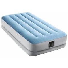Надувная кровать Intex Raised Comfort Airbed (Twin), 99x191х36см, со встроенным насосом 220