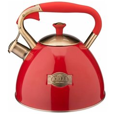 Чайник из нержавеющей стали Kelli KL-4551 3 л (красный)