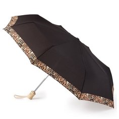 R346-2713 LeopardBorder (Леопард) Зонт женский автомат Fulton