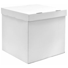 Коробка для воздушных шаров Белый, 60*60*60 см, 7304232 Сима ленд