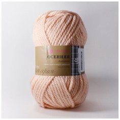 Пряжа Пехорка Осенняя 68 чайная роза 25% шерсть, 75% ПАН 200г 150м 5шт