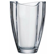 Ваза для цветов 23 см Crystalite Bohemia "Смайл /Без декора" / 026592