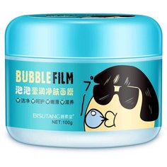 Bisutang Bubble Film Кислородная пузырьковая голубая маска для лица 100g