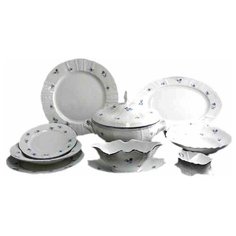 Столовый сервиз на 6 персон 26 предметов Thun "Бернадотт /Синий цветок" / 006228 Thun1794